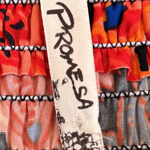 Promesa Strapless Jersey Modern Maxi Dress or Cover Up sz. medium - Picture 7 of 7